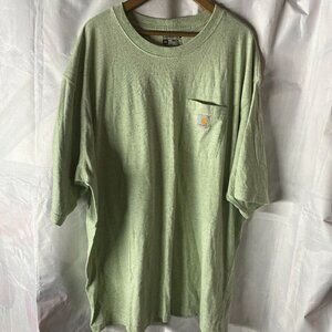 Carhartt Mens Loose Fitting Tshirt 3 xl green varigated